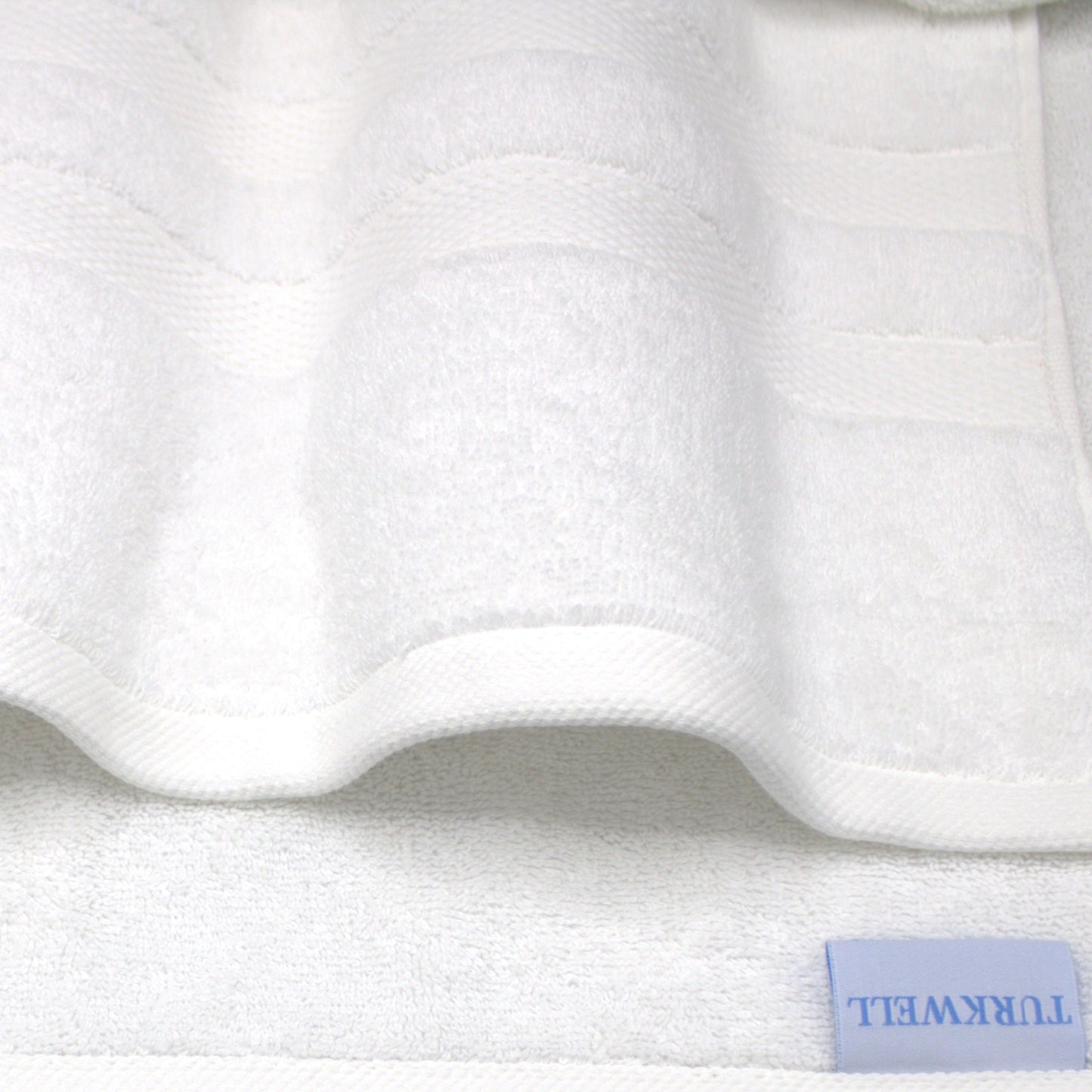 Wholesale Turkwell Bath Towels 100% Combed Cotton, 27x54 in, White, BOX of 12